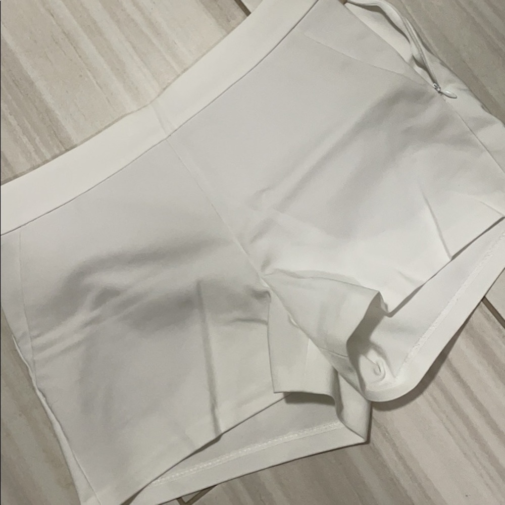 White dress shorts